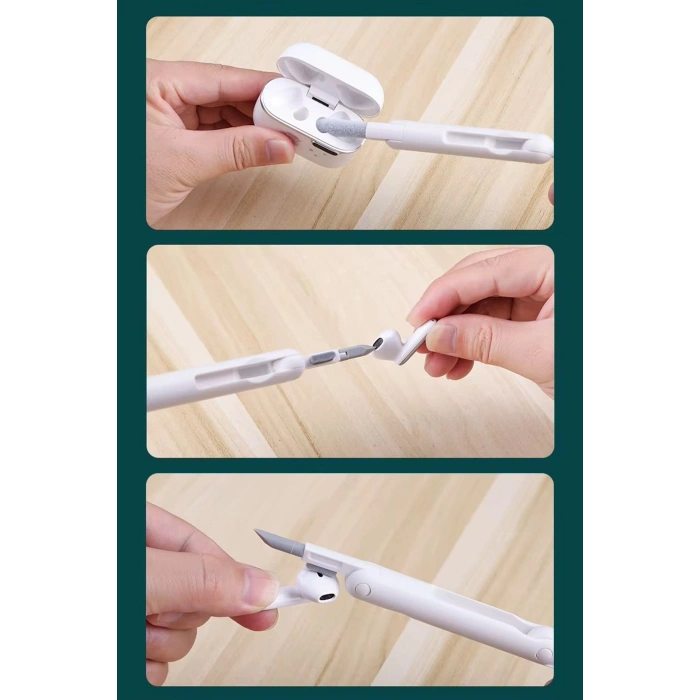 7 Parça Klavye Ve Kulaklık Temizleme Fırça Seti