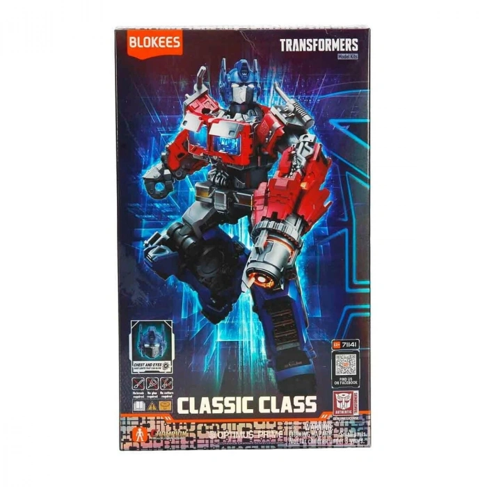 71141 Sun-blo-figür Transformers Classıc Class 01 Optımus Prıme Trns