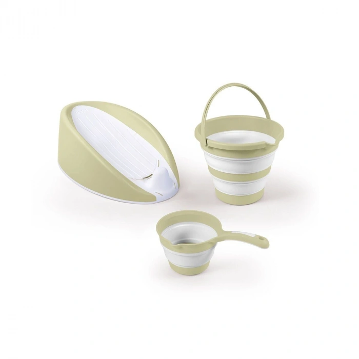 7571 Üçlü Bebek Banyo Seti- Eco Green