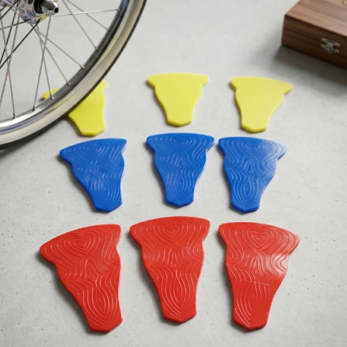 9 Adet Renkli Bisiklet Tekerlek Süsü