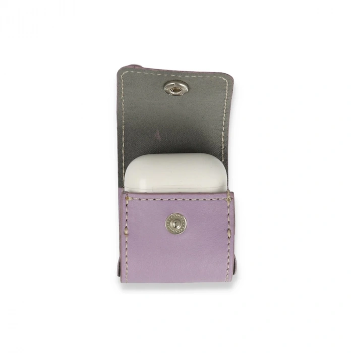 Airpods 2 (2.nesil) Askılı Kılıf - Lila