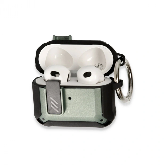 Airpods 3 (3.nesil) Truva Kılıf - Yeşil