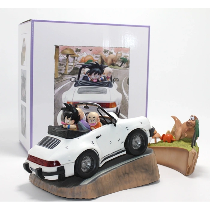 Anime Dragon Ball Son Goku, Kuririn, Usta Roshi Figürü 17 Cm