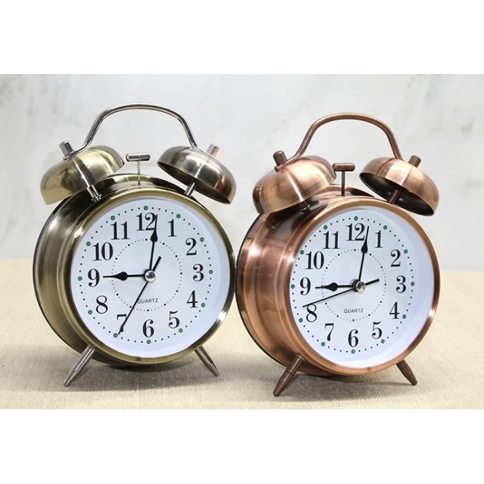 Antik Metal Çalar Saat Model 2