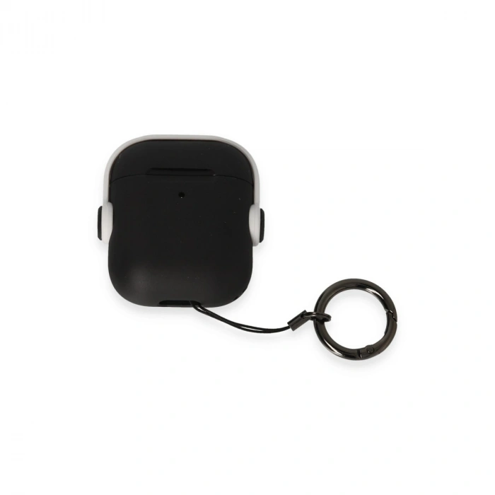 Apple Airpods 2 (2.nesil) Cool Kılıf - Siyah-beyaz