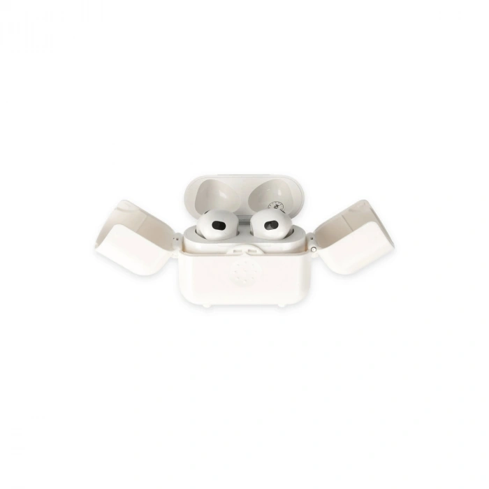 Apple Airpods 3 (3.nesil) Basmalı Kılıf - Beyaz
