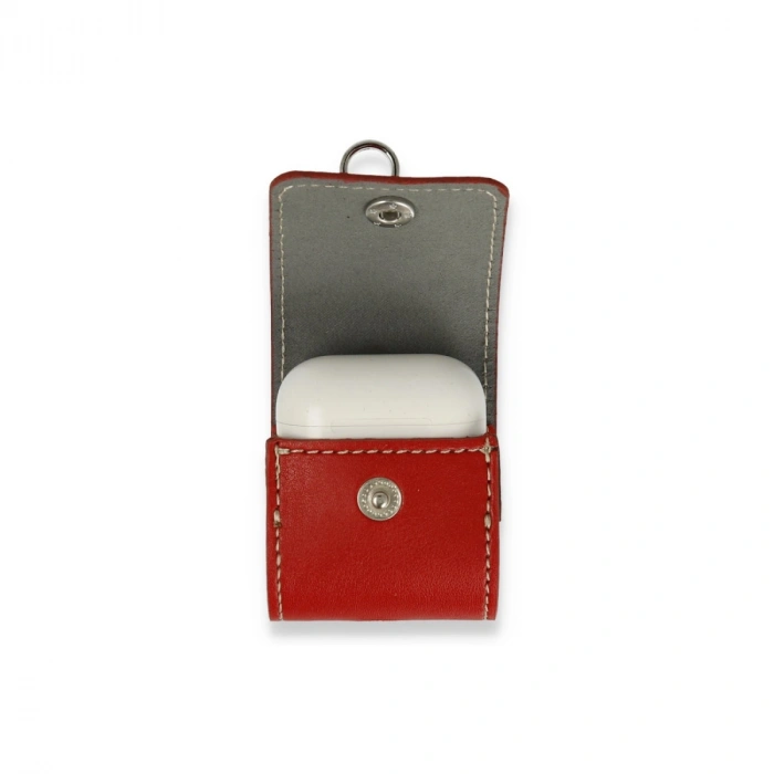 Apple Airpods Pro (1.nesil) Askılı Kılıf - Kırmızı