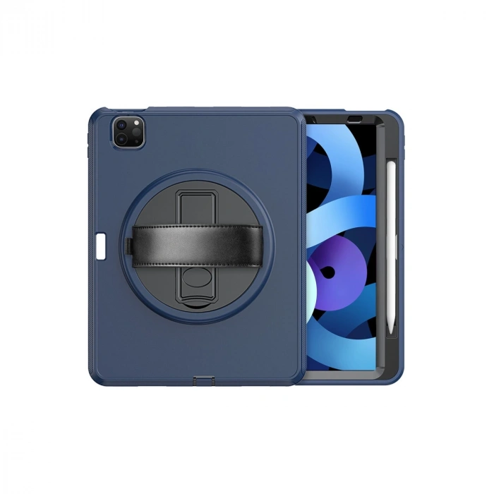Apple İpad Pro 11 (2018) Kılıf Hand Strap Tablet Kılıfı - Lacivert
