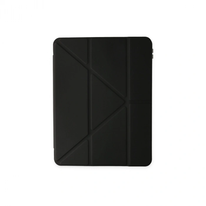 Apple İpad Pro 12.9 (2021) Kılıf Kalemlikli Mars Tablet Kılıfı - Siyah