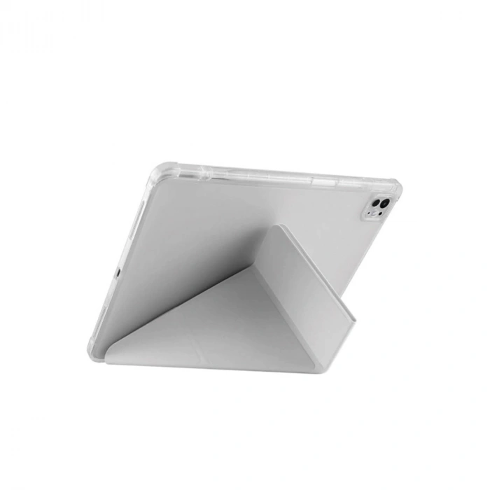 Apple İpad Pro 13 (2024) Kılıf Kalemlikli Mars Tablet Kılıfı - Rose Gold