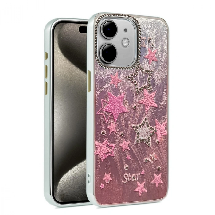 Apple İphone 11 Kılıf Blade Aynalı Desenli Kapak - Desen 7