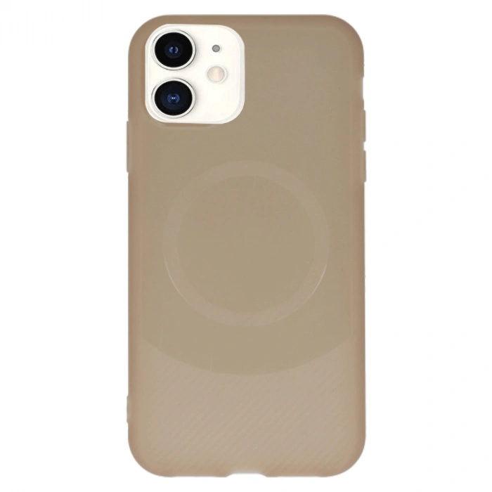 Apple İphone 11 Kılıf Maya Karbon Kapak - Kahverengi