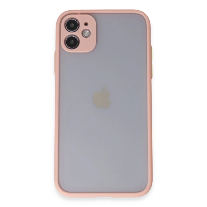 Apple İphone 11 Kılıf Montreal Silikon Kapak - Pembe