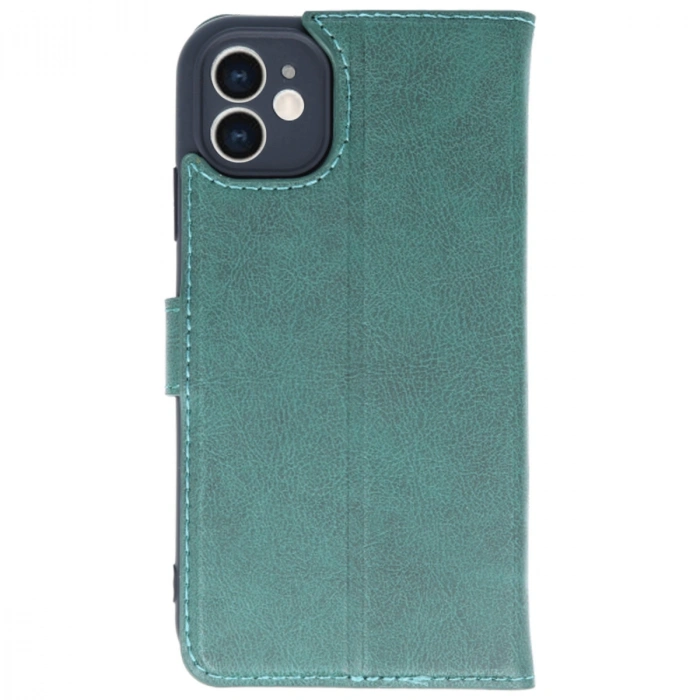 Apple İphone 11 Kılıf Trend S Plus Kapaklı Kılıf - Yeşil