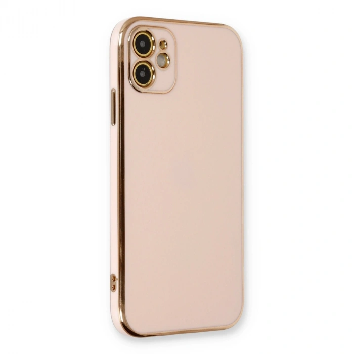 Apple İphone 11 Kılıf Volet Silikon - Pembe