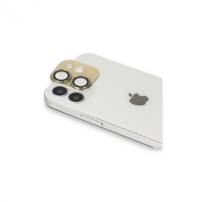 Apple İphone 11 Pers Alüminyum Kamera Lens - Gold