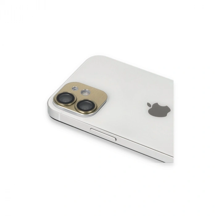 Apple İphone 11 Pers Alüminyum Kamera Lens - Gold