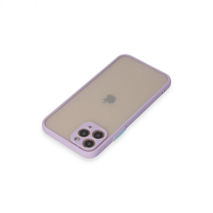 Apple İphone 11 Pro Kılıf Montreal Silikon Kapak - Mor