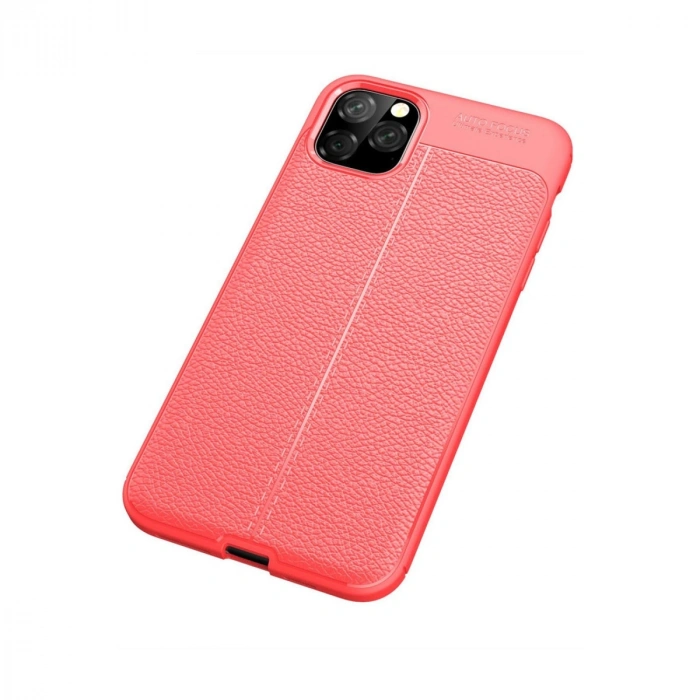 Apple İphone 11 Pro Max Kılıf Auto Focus Kapak - Kırmızı