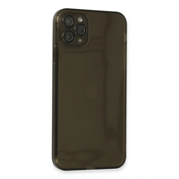 Apple İphone 11 Pro Max Kılıf Fly Lens Silikon - Siyah