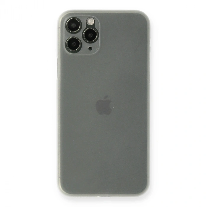 Apple İphone 11 Pro Max Kılıf Pp Ultra İnce Kapak - Beyaz