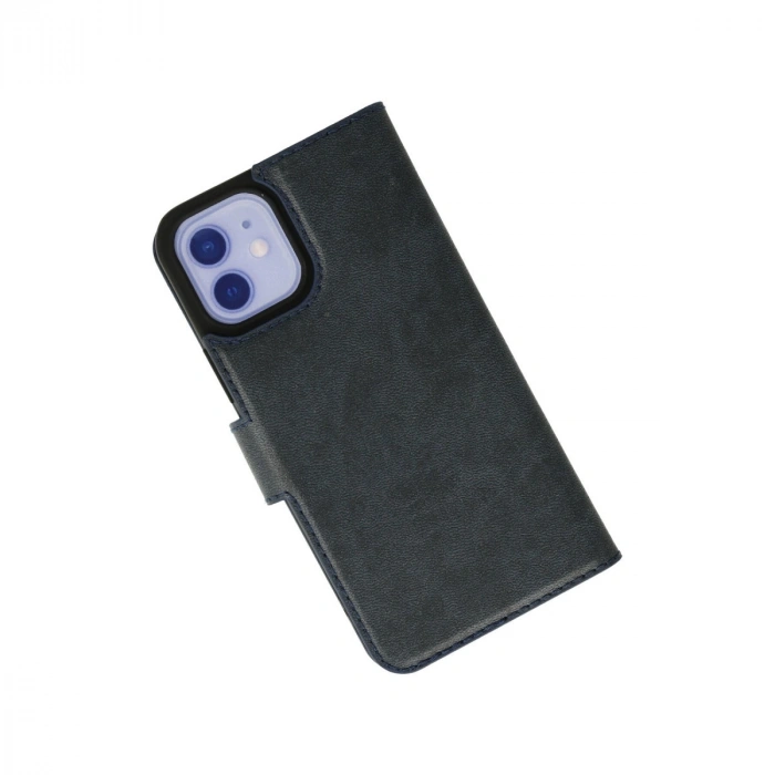 Apple İphone 12 Kılıf Trend S Plus Kapaklı Kılıf - Lacivert