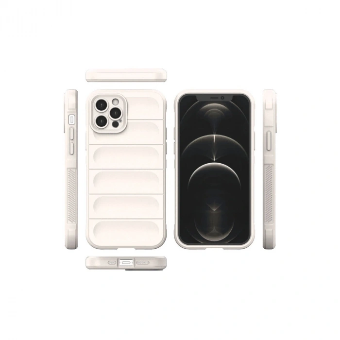Apple İphone 12 Pro Kılıf Optimum Silikon - Krem
