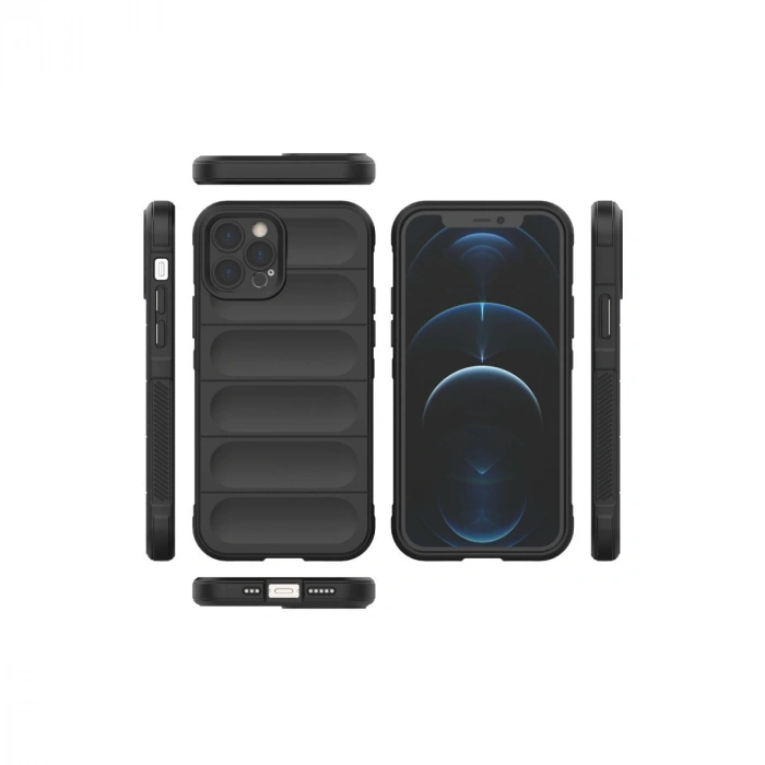 Apple İphone 12 Pro Kılıf Optimum Silikon - Siyah