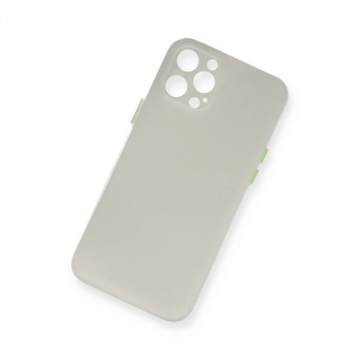 Apple İphone 12 Pro Kılıf Pp Ultra İnce Kapak - Beyaz