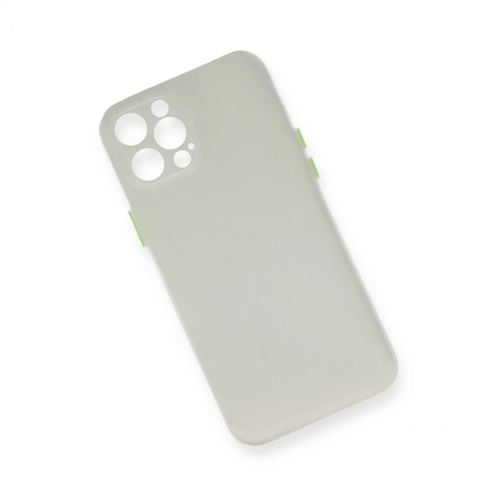 Apple İphone 12 Pro Kılıf Pp Ultra İnce Kapak - Beyaz