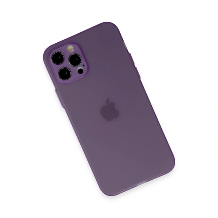 Apple İphone 12 Pro Kılıf Puma Silikon - Koyu Mor