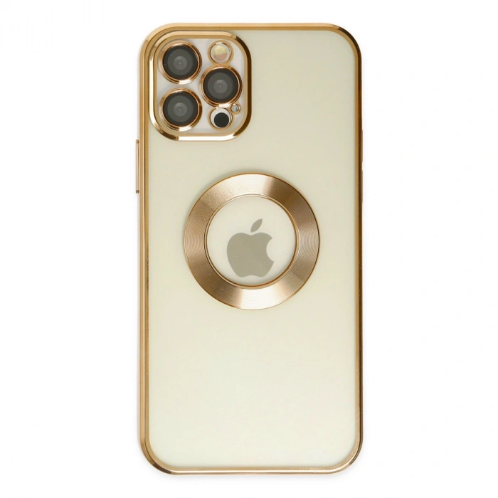 Apple İphone 12 Pro Kılıf Slot Silikon - Gold