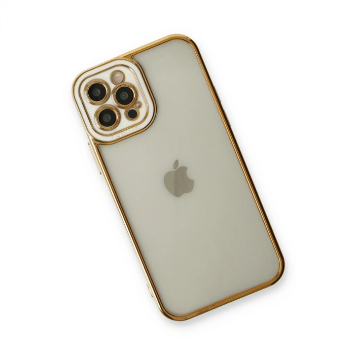 Apple İphone 12 Pro Max Kılıf Liva Lens Silikon - Beyaz