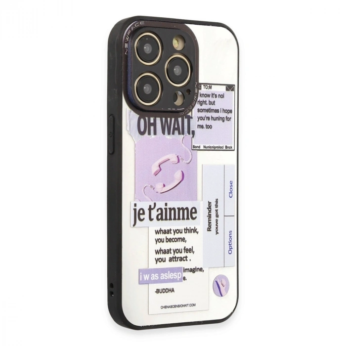 Apple İphone 12 Pro Max Kılıf Mirror Desenli Kapak - Mirror - 4