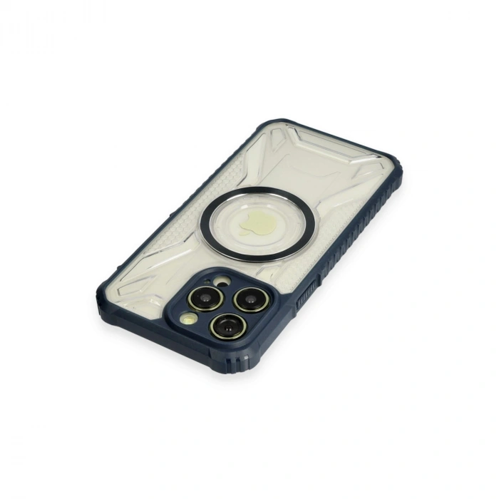 Apple İphone 12 Pro Max Kılıf Prag Magneticsafe Kapak - Lacivert