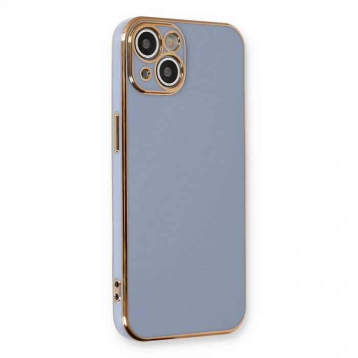 Apple İphone 13 Kılıf Volet Silikon - Mavi