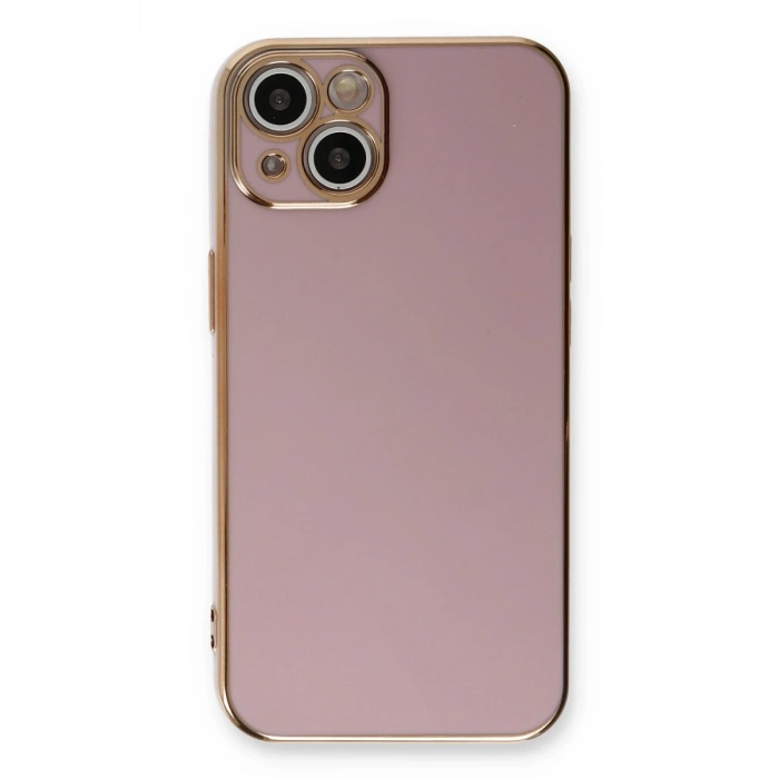 Apple İphone 13 Kılıf Volet Silikon - Mor