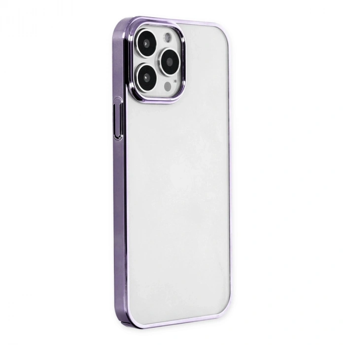 Apple İphone 13 Pro Kılıf Element Silikon - Mor