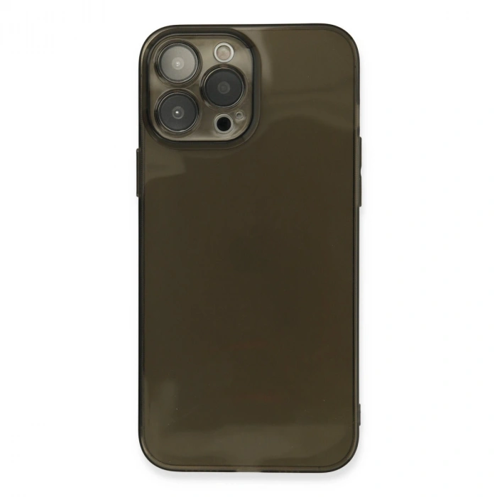 Apple İphone 13 Pro Kılıf Fly Lens Silikon - Siyah