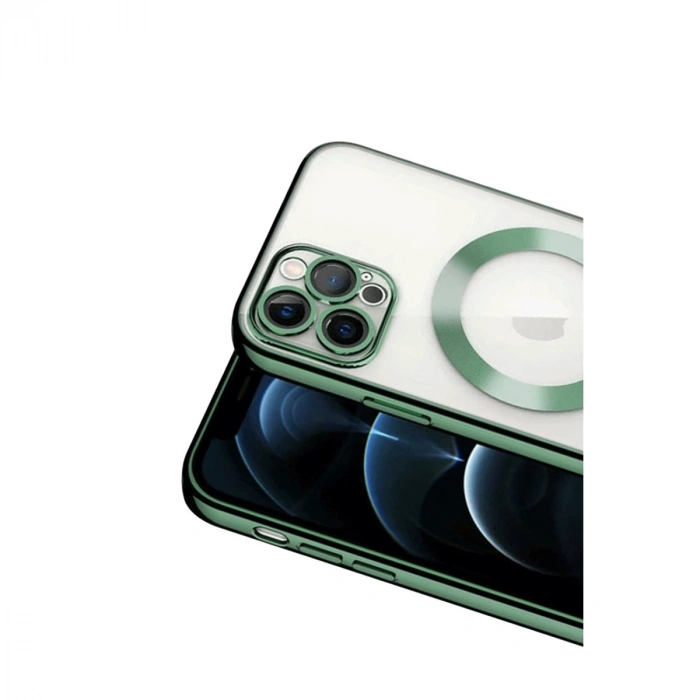 Apple İphone 13 Pro Kılıf Kross Magneticsafe Kapak - Koyu Yeşil