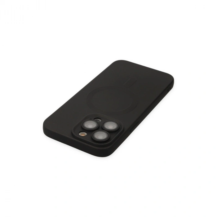 Apple İphone 13 Pro Kılıf Moshi Lens Magneticsafe Silikon - Siyah
