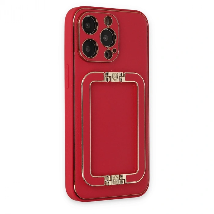 Apple İphone 13 Pro Max Kılıf Coco Elit Kapak - Kırmızı