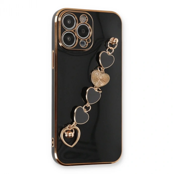 Apple İphone 13 Pro Max Kılıf Esila Silikon - Siyah