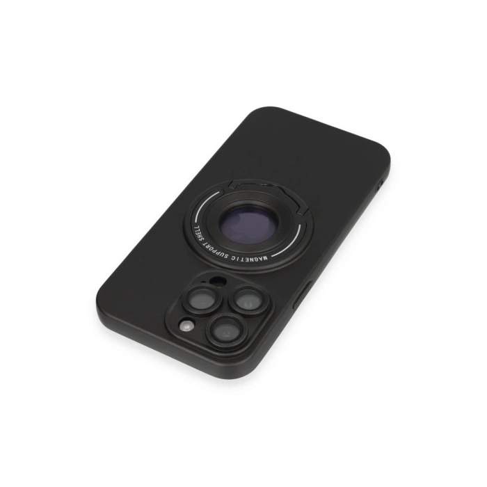 Apple İphone 13 Pro Max Kılıf Lukka Magneticsafe Kapak - Siyah