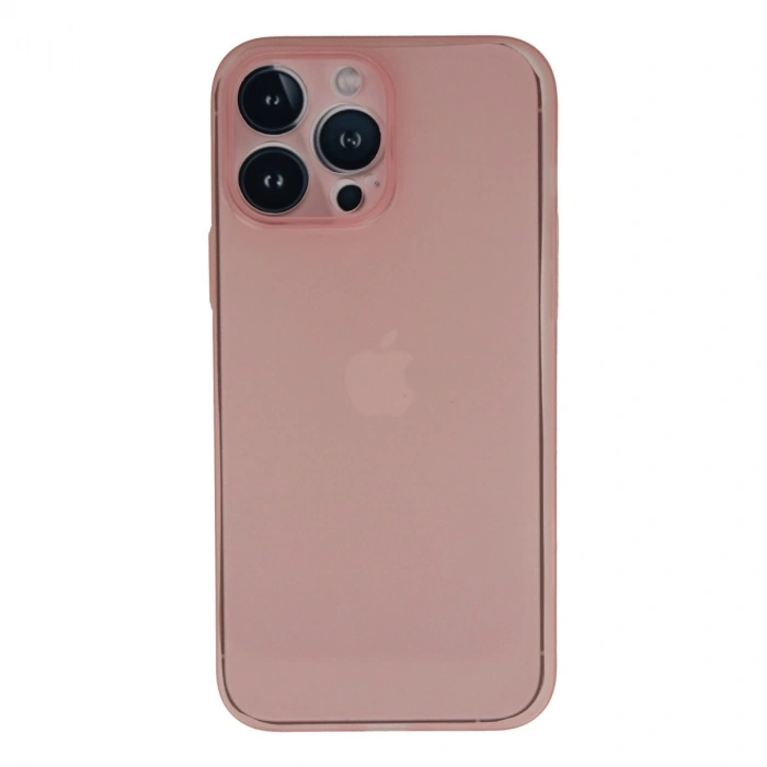 Apple İphone 13 Pro Max Kılıf Pp Ultra İnce Kapak - Pembe