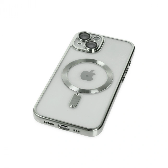 Apple İphone 14 Kılıf Kross Magneticsafe Kapak - Gümüş