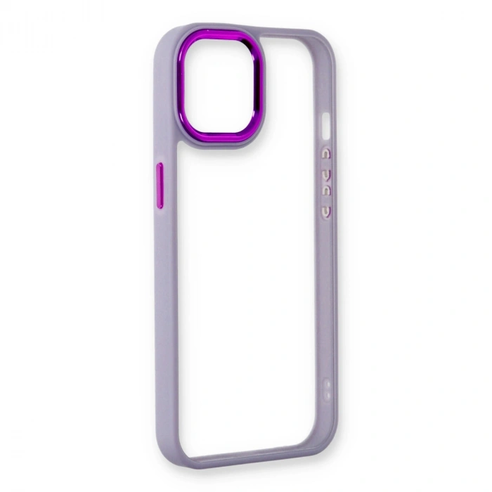 Apple İphone 14 Plus Kılıf Dora Kapak - Lila