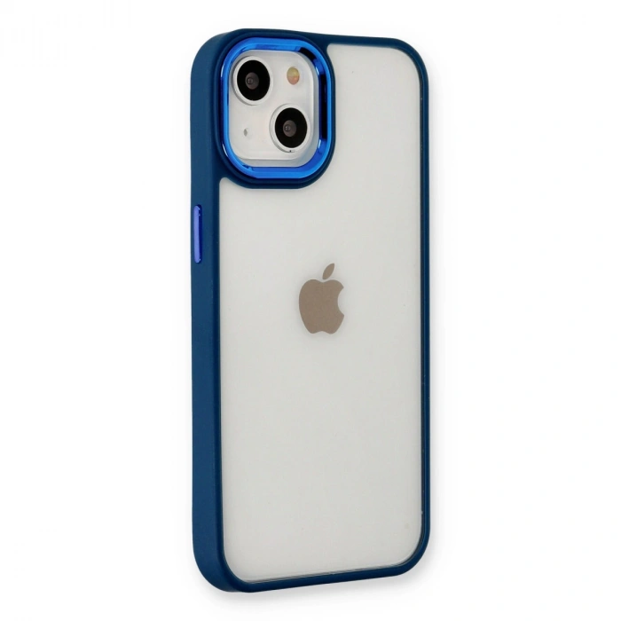 Apple İphone 14 Plus Kılıf Dora Kapak - Mavi