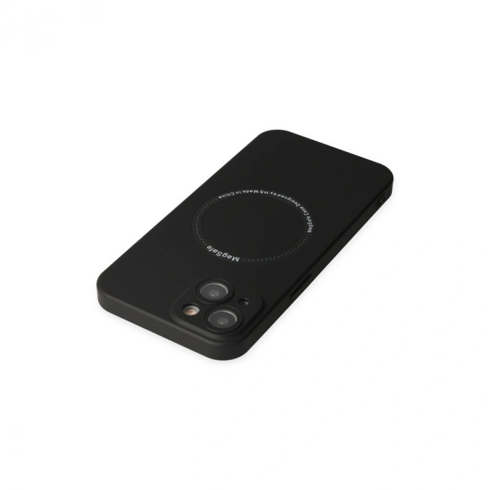 Apple İphone 14 Plus Kılıf Jack Magneticsafe Lens Silikon - Siyah