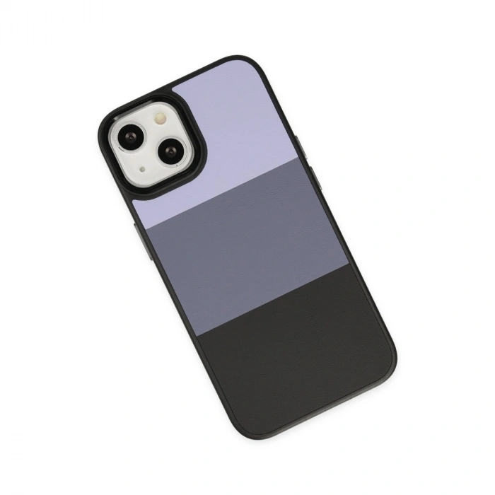 Apple İphone 14 Plus Kılıf King Kapak - Lila-siyah